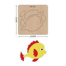 Fish Metal Cutting Dies Set Embossing Stencil Templates Mold Paper DIY Art Craft Scrapbook Book Card Decor 2024 - buy cheap