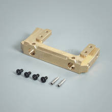 Brass Front Bumper Mount Servo Stand for 1/10 RC Crawler Axial SCX10 II 90046 90047 Upgrade Parts 2024 - buy cheap