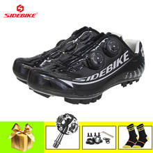 SIDEBIKE-zapatos de Ciclismo de fibra de carbono, calzado ultraligero para bicicleta de montaña, Mtb, SPD, Superstar 2024 - compra barato