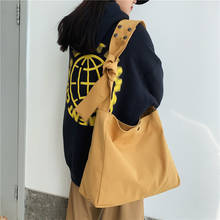 Large Capacity Handbags Women Brands Ladies Casua Female Canvas Shoulder Bag Solid Ladies Tote Bags Travel Crossbody Bolsa 2021 2024 - buy cheap