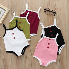 Fashion Sleeveless Summer Baby Girls Kids Toddler Bandage Rompers Jumpsuit Overalls Infant Girls Cotton Playsuit Clothes Outfits 2024 - buy cheap