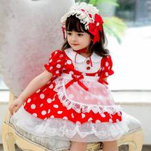 Miayii-ropa de bebé Lolita Vintage española, vestido de baile con estampado de encaje para fiesta de cumpleaños, vestido de princesa Eid de Pascua para niñas A57 2024 - compra barato