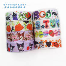 YJHSMY I-191004-2332,22mm 10yards Halloween Cartoon Thermal transfer Printed grosgrain Ribbons,bow cap,Clothing DIY accessories 2024 - buy cheap