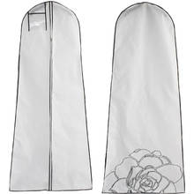 Wedding Gown Dress Garment Clothes Carry Cover Storage Protector Bags Hanging Clothes Travel Bags For Prom Dress with ID Window 2024 - buy cheap