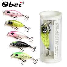 Obei 2019 Hot model Fishing Lures Hard Bait 5color For Choose 42mm 2.5g Minnow Quality Professional Minnow Depth0.5-4.2m 2024 - buy cheap