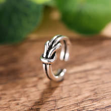 New Original Knot 925 Sterling Silver Open Rings For Women Personalized Girl Sterling-silver-jewelry 2024 - buy cheap