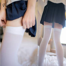 Japanese Lolita Velvet Stockings Maid COS Knee Candy Color Sexy Thigh Socks Cute High Stockings Student Silk 2024 - buy cheap