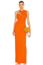 New Summer Women's Sexy O-neck Sleeveless Mesh Orange Fashion Celebrity Club Party Long Bandage Dress 2024 - buy cheap