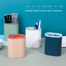 Simple Nordic multi-function Desk Pen Holder Pencil Makeup Storage Box Desktop Organizer Stand Case School Office Stationery 2024 - buy cheap