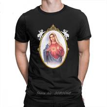 Virgin Mary Holy Queen Tees O-neck Short Sleeve T-Shirt Cotton Men T Shirt New Classic Mens Large Size Classic Tshirt 2024 - buy cheap
