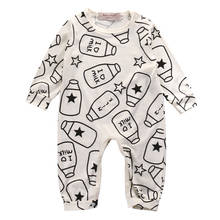 Cartoon Cute Girl&Boy Baby Clothes 2019 Autumn Long Sleeve Baby Rompers Infant Kid Romper Jumpsuit New Born Baby Clothes Outfits 2024 - buy cheap