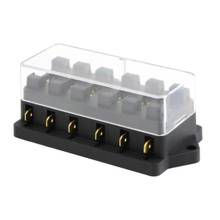 Universal 12v 6 Way Fuse Box Block Fuse Holder Box Car Vehicle Circuit Automotive Blade Car Fuse Accessory Tool hot selling 2024 - buy cheap