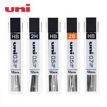 12 Tubes Mitsubishi Uni UL-1405 Original Japanese Mechanical Pencil Leads 2B HB 2H Writing Pencil Refills Office School Supplies 2024 - buy cheap