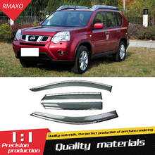 Для Nissan X-Trail 2009-2013 Пластиковый оконный козырек Защита от солнца и дождя Защита от дождя для X-Trail автомобильные аксессуары 4 шт./компл. 2024 - купить недорого