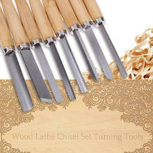 Newest 8/10/12pcs Gouge Lathe Chisel Woodworking Wood Tools Carving Turning Art Kit 2024 - buy cheap