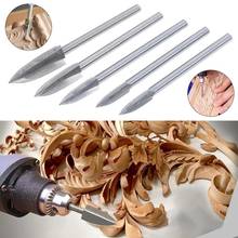 3/4/5/6/8mm 5Pcs Drill Bits Rotary Metal Diamond Grinding Woodworking Engraving Milling Cutters  Drill Bits For Dremel Tools 2024 - buy cheap
