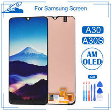 Grade AAA+ OEM For Samsung Galaxy A30 A30S LCD Touch Screen Display AMOLED Digitize Assembly Replacement No Dead Pixel 2024 - buy cheap