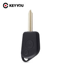 Keyyou-capa e botão para chave de carro citroen elysee picasso, saxo, xsara, berlingo, acessório para automóvel, capa de chave, escudo 2024 - compre barato