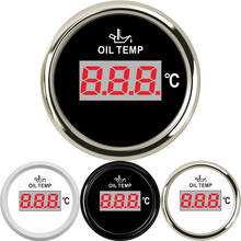 Medidor de temperatura do óleo digital 52mm, para corrida, à prova d'água, 50 ~ 150 graus 9 ~ 32 v, ajuste para carro, barco, iate, motocicleta 2024 - compre barato
