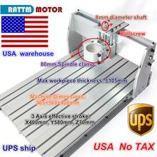 From USA /free shipping 6040 CNC Router Engraver Engraving Milling Machine frame Kit Screw 80mm Aluminum Clamp for DIY user 2024 - buy cheap