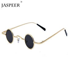 JASPEER Retro Small Round Sunglasses Women Punk Sun Glasses Men UV400 Driving Steampunk Goggles Trending Brand Designer Shades 2024 - buy cheap