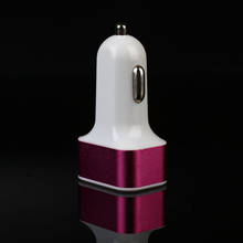 Encendedor de cigarrillos de coche DC12-24V de alimentación Dual USB 3 puertos cargador divisor de enchufe 2024 - compra barato