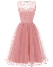 Illusion Evening Party Dress Pink Cocktail Bridesmaid Dress Elegant Vestidos de Fiesta Robe de Soiree Abendkleider DN-074 2024 - buy cheap