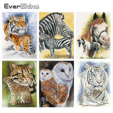 Evershine Animals 5D Diamond Painting Full Drill Square Cross Stitch Mosaic Embroidery Full Set Needlework Wall Stickers 2024 - buy cheap