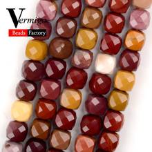 5mm Faceted Natural Mookite Stone Beads Square Beads for Needlework Jewelry Making Diy Bracelet Accessories 15" 2024 - buy cheap