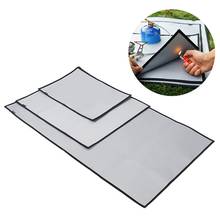 Hot Camping Fireproof Grill Mat Cloth Flame Retardant Ember Mat S/M/L Blanket Heat Insulation Pad For Outdoors Picnic Barbecue 2024 - buy cheap