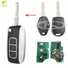 KEYECU Replacement Modified for Bentley Style Folding Remote Key 3 Button 315/433MHZ ID44 Chip HU58 for BMW 3 5 6 7 Series 2024 - buy cheap