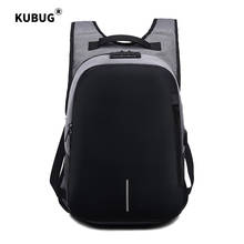 Kubug mochila de laptop com carregador usb, 15.6 polegadas, anti-roubo, executiva, feminina, masculina, viagem 2024 - compre barato