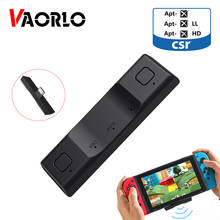 VAORLO-transmisor de Audio USB-C para Switch Lite, adaptador inalámbrico APTX SBC, conexión rápida, transmisión estable 2024 - compra barato