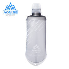 Aonijie sd23 tpu dobrável 170ml, garrafa de água em gel macio para nutrição esportiva, pacote de hidratação para maratona 2024 - compre barato