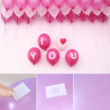 1PC Double-sided Transparent Glue Balloons Glue Point Foil Latex Balloon Inflatable Toys Party Decoration Balloons Accessories 2024 - buy cheap