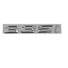 Cromado brillante plata ABS letras números palabra maletero coche insignia emblema letras Calcomanía para BMW Serie 3 335i 2024 - compra barato