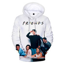 Classic 3D Print Mens Casual FRIENDS White Hoodies Men /Women Spring Autumn Casual Hoody Sweatshirts 3D FRIENDS Hooded Pullover 2024 - buy cheap