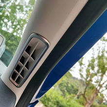 SBTMY 2 шт./компл. декоративная рама из нержавеющей стали для автомобильного выпускного отверстия A-pillar для ford focus MK4 2019 2024 - купить недорого