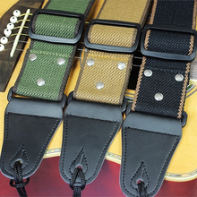 Multicolor Adjustable Pure Cloth Electric Guitar Strap Fashion Belt For Acoustic Guitar Bass Musical Instrument Accessories 2024 - buy cheap