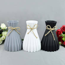 Пластиковая ваза для украшения дома, керамический цветочный горшок, корзина для цветов, Декор для дома, гостиной, аксессуары для цветов 2024 - купить недорого