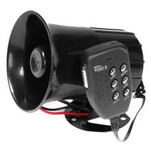 Bocina de aire ruidosa para coche y motocicleta, altavoz de sonido de sirena de 6 tonos, megáfono de alarma para furgoneta, camión, barco, 100w, 12v, pieza de modificación de seis tonos 2024 - compra barato