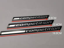 5X COMPETITION Bar Underlined Emblem for BMW Thunder Edition M1 M2 M3 M4 M5 M6 M7 M8 X3M X4M X5M X6M Car Trunk Sticker 2024 - buy cheap