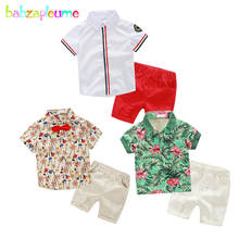 Fashion Kids Boys Clothes Cotton Shirt Ripped Shorts Pant Children Clothing Gentleman Suits Toddler Baby Sport 2-7Years BC1190 2024 - buy cheap