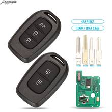 Jingyuqin 2/3 Button Remote Car Key 434MHZ 4A PCF7961M Chip For Renault Dacia Logan Sandero Lodgy Dokker Duster 2016 2024 - buy cheap