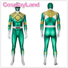 Dragon Ranger Cosplay Green Ranger Jumpsuit Halloween Superhero Spandex Bodysuit Burai Costume Fancy Outfit 2024 - buy cheap