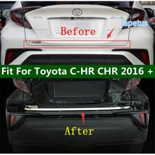 Rear Trunk Tailgate Boot Lower Edge Door Decoration Overlay Strip Streamer Lid Cover Trim Fit For Toyota C-HR CHR 2016 - 2020 2024 - buy cheap