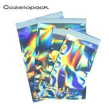 50pcs Laser Self Sealing Plastic Envelopes Mailing Storage Bags Holographic Gift Jewelry Poly Adhesive Courier Packaging Bags 2024 - buy cheap