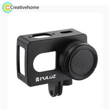 PULUZ Housing Shell CNC Aluminum Alloy Protective Cage with 37mm UV Lens for Xiaomi Xiaoyi II 4K Action Camera (Black) 2024 - buy cheap