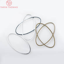 16x8MM 25x10MM 30x15MM 40x20MM forma ovalada latón anillos cerrados conectar anillos para Diy joyería Accesorios 2024 - compra barato
