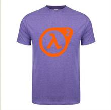 2020 Повседневная модная футболка homme с логотипом Half Life, Мужская хлопковая футболка с принтом Half life 2, Футболка camiseta masculina 2024 - купить недорого